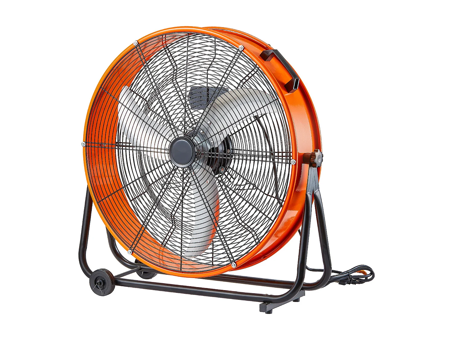 Ventilateur SucceBuy à Tambour, 61 cm Haute Vitesse, 3 Vitesses 8600CFM, Parfait pour une Utilisation Industrielle en Entrepôt