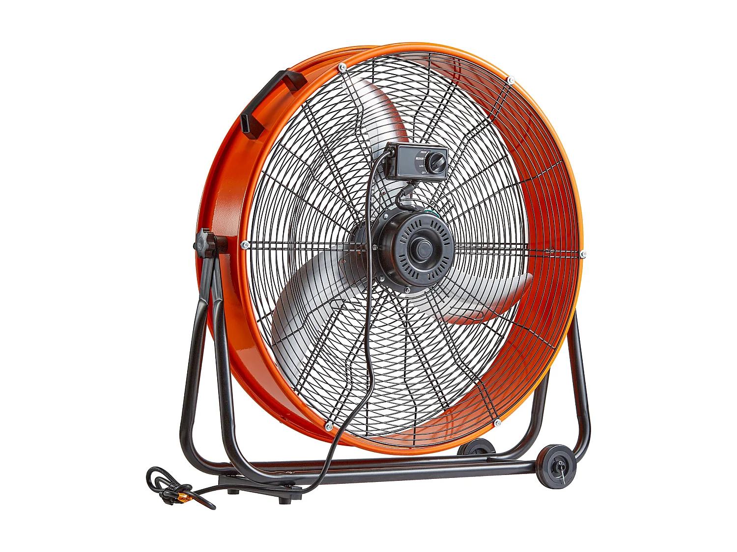 Ventilateur SucceBuy à Tambour, 61 cm Haute Vitesse, 3 Vitesses 8600CFM, Parfait pour une Utilisation Industrielle en Entrepôt