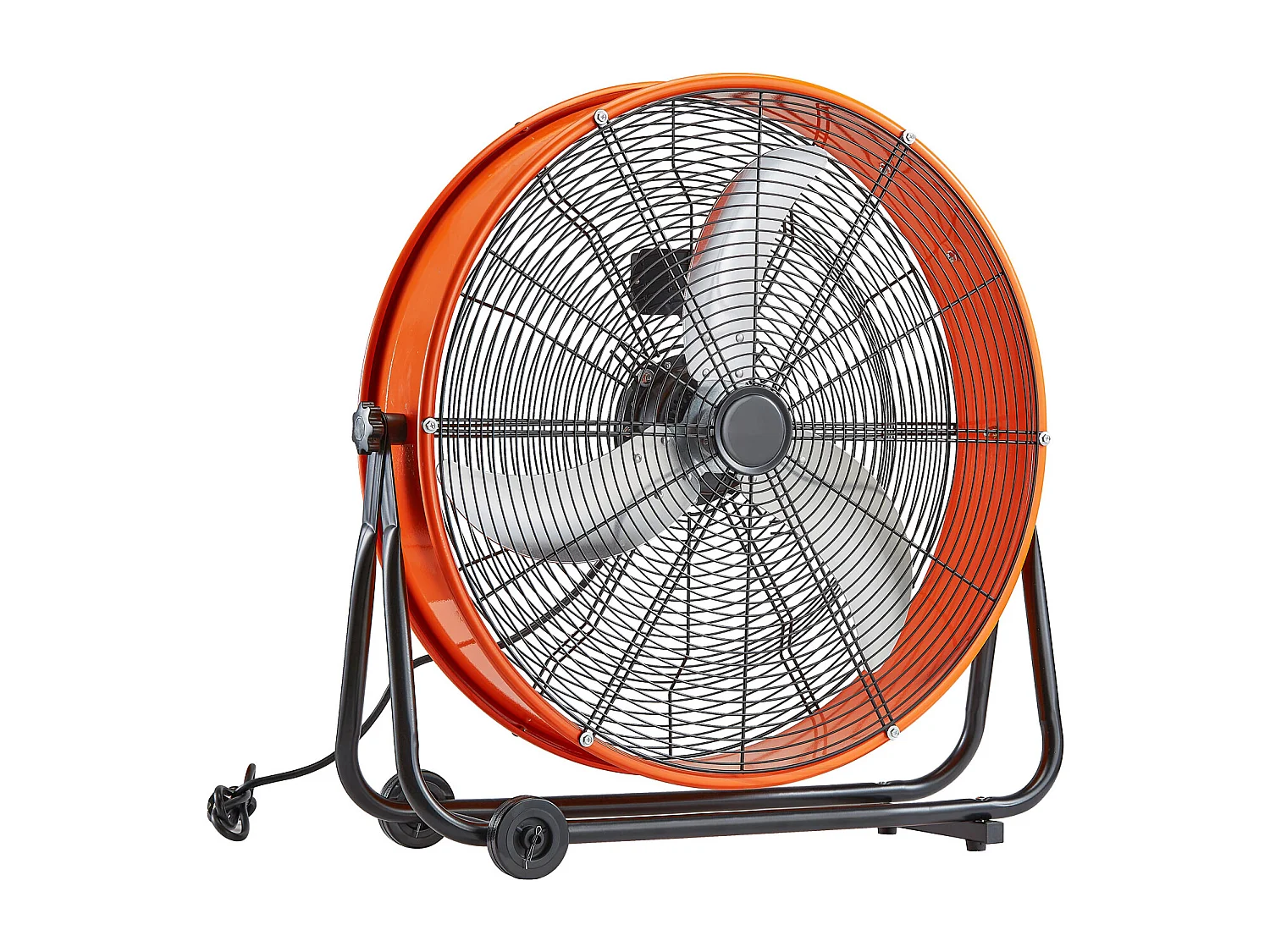 Ventilateur SucceBuy à Tambour, 61 cm Haute Vitesse, 3 Vitesses 8600CFM, Parfait pour une Utilisation Industrielle en Entrepôt