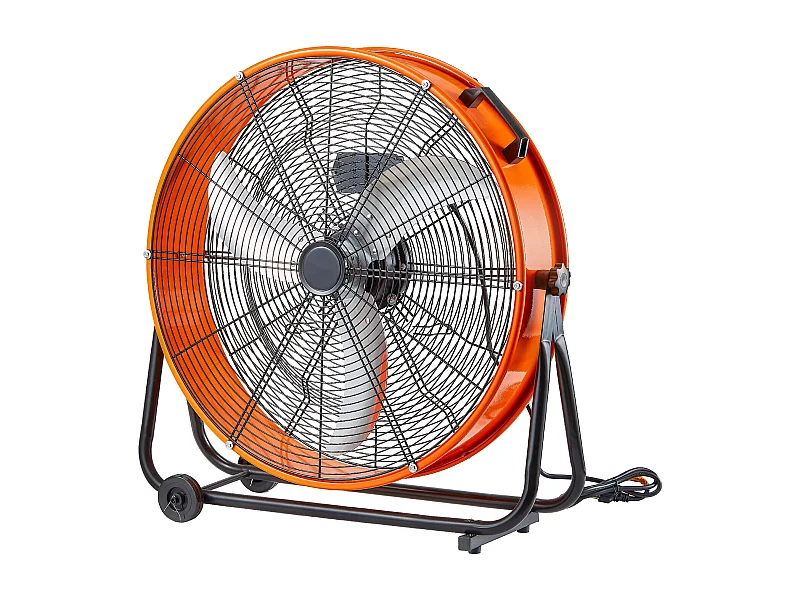 Ventilateur SucceBuy à Tambour, 61 cm Haute Vitesse, 3 Vitesses 8600CFM, Parfait pour une Utilisation Industrielle en Entrepôt