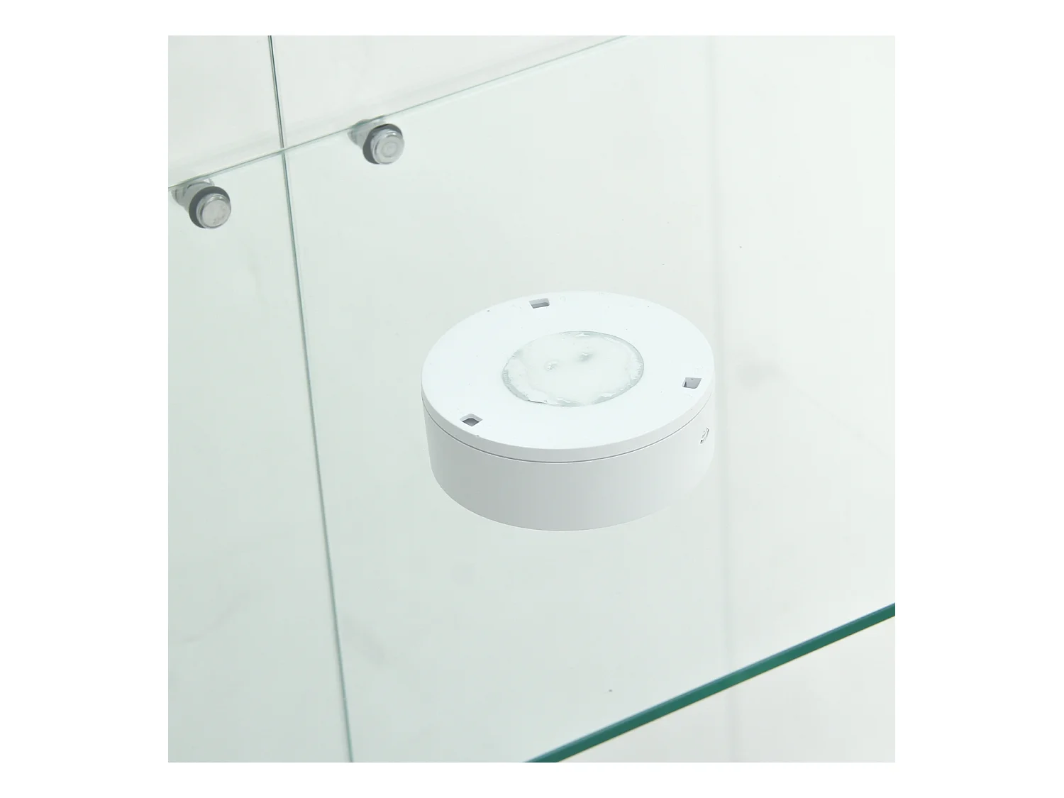 Armário de vidro moderno, armário de armazenamento de vidro para sala de estar, branco