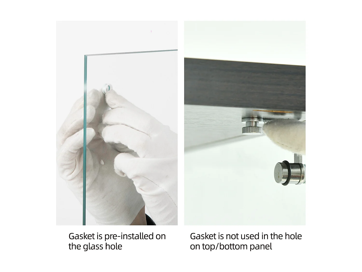 Vitrina de 4 niveles, vitrina transparente para figuras, vitrina de vidrio templado con puerta, color negro