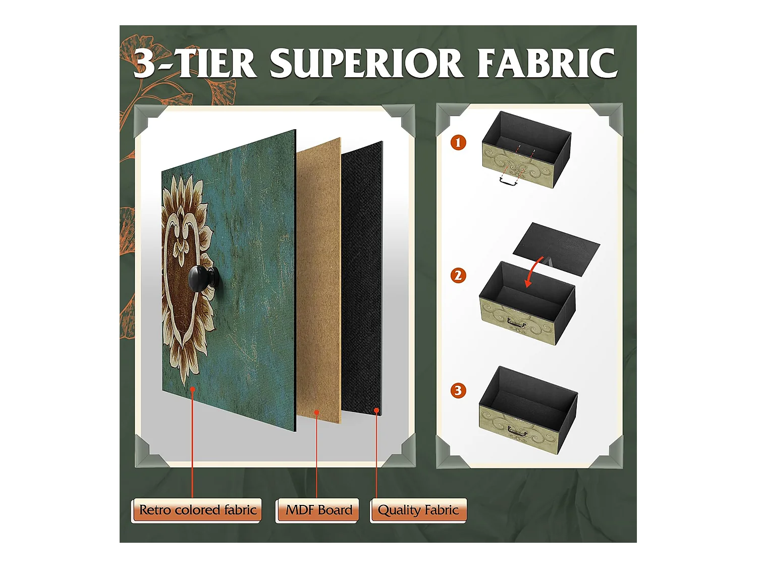 Mueble de TV bajo LE 108 x 30 x 77 cm, estructura de metal macizo y madera, mueble de TV, mesa de TV, multicolor