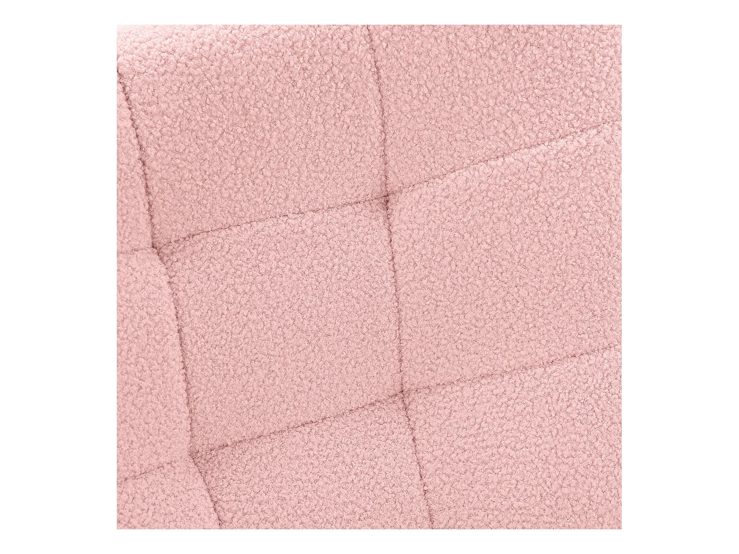 Fauteuil à bascule en peluche Teddy, fauteuil de lecture rembourré, dossier à carreaux, rose