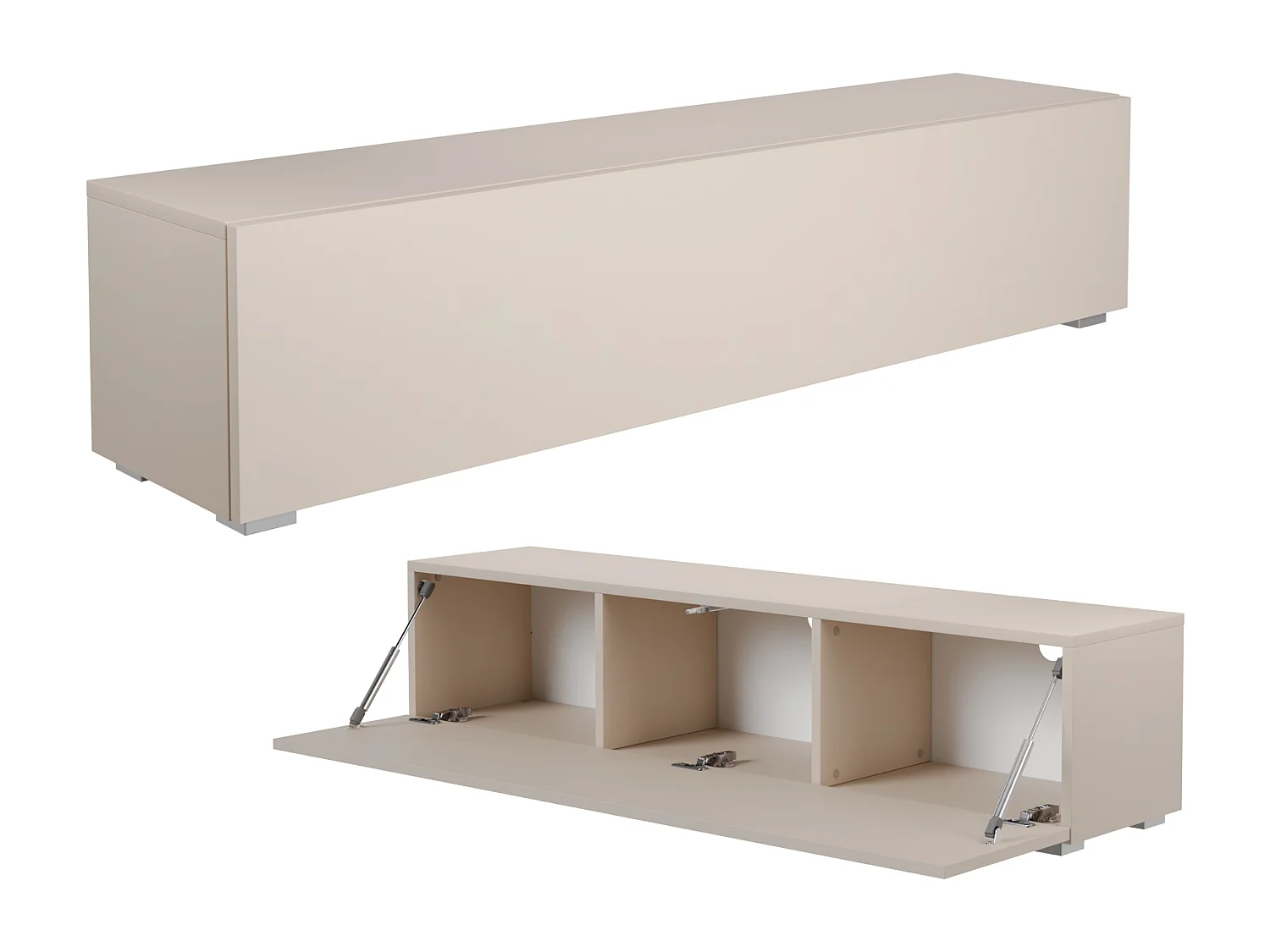 Meuble TV 105 cm 140 cm Banc Télé  Suspendu Banc Télévision Moderne Flottante pour Salon