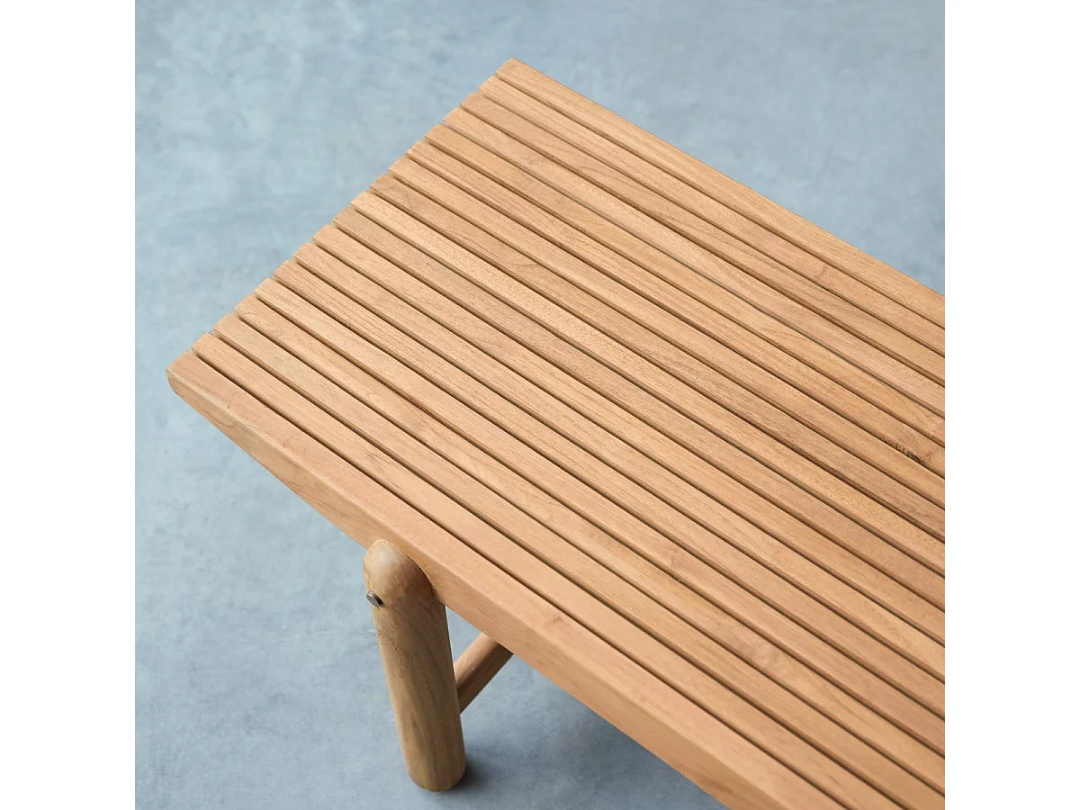 Outdoor Bank Fado aus massivem Teakholz