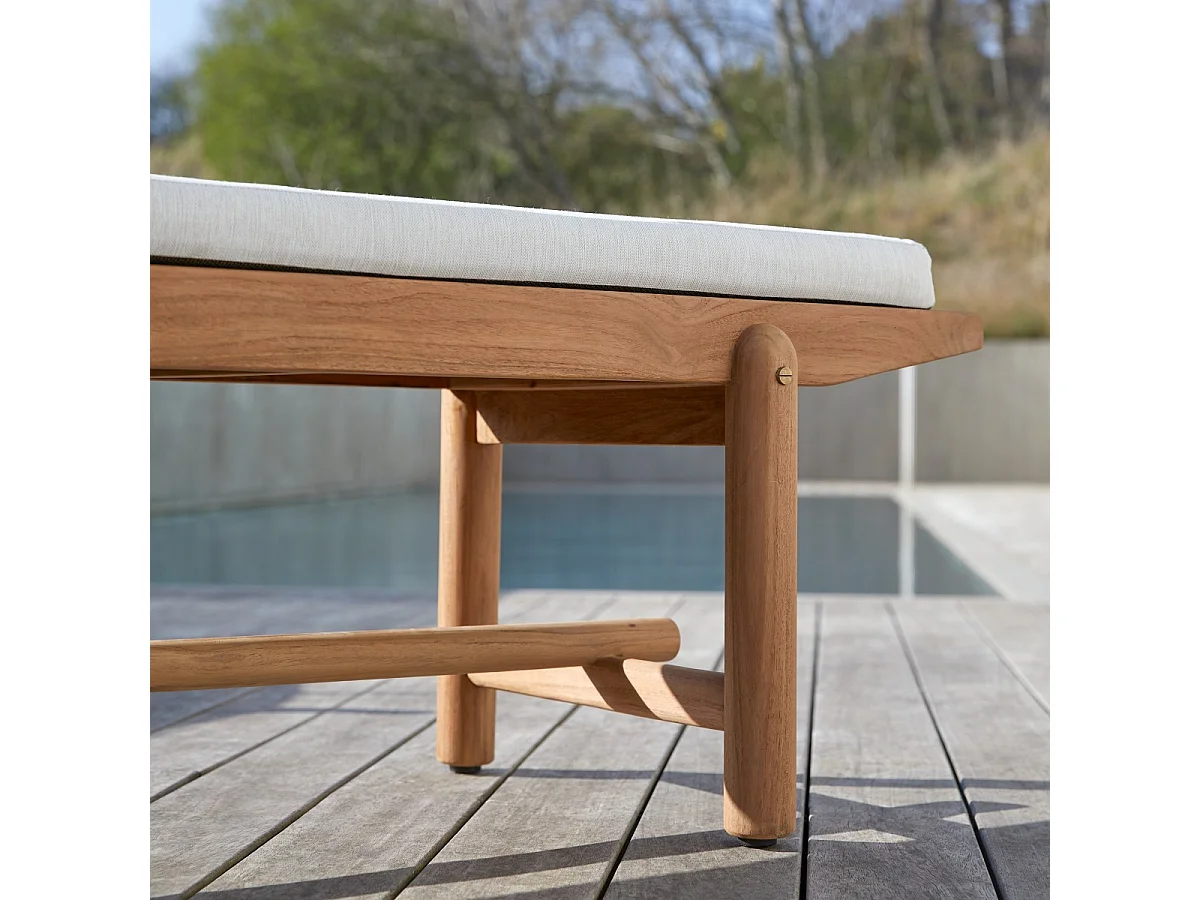 Outdoor Bank Fado aus massivem Teakholz