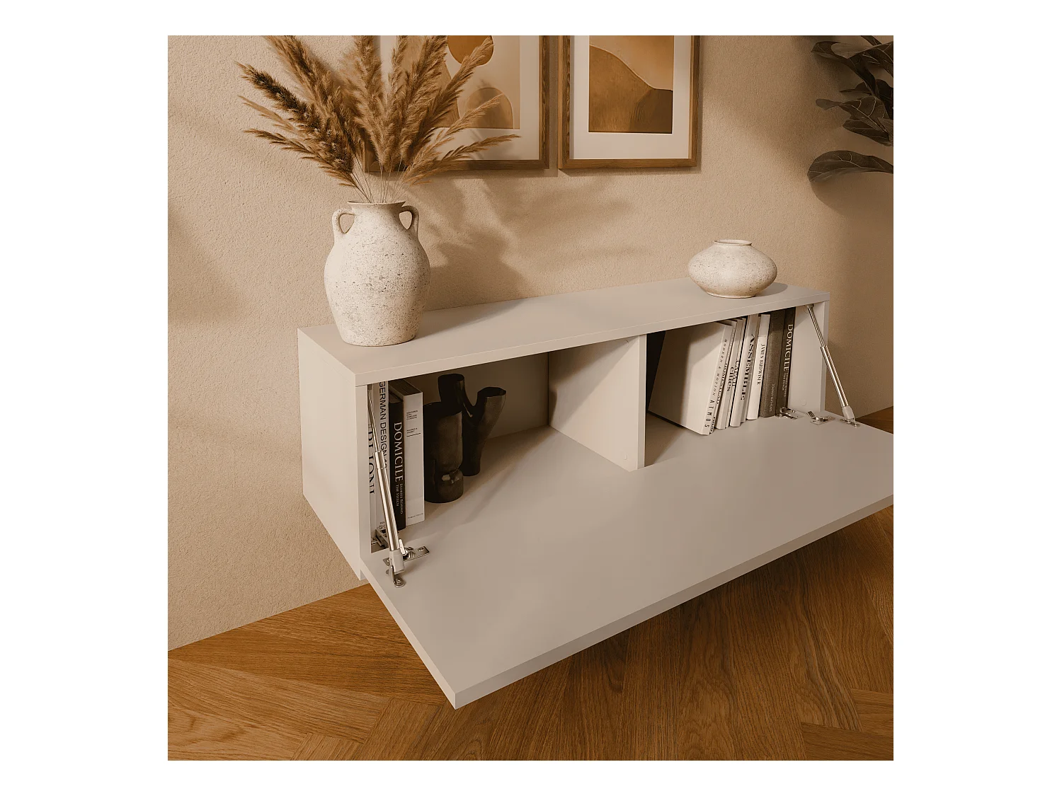 Móvel TV 105 cm 140 cm Banco de TV Suspenso Banco de Televisão Moderno Flutuante para Sala