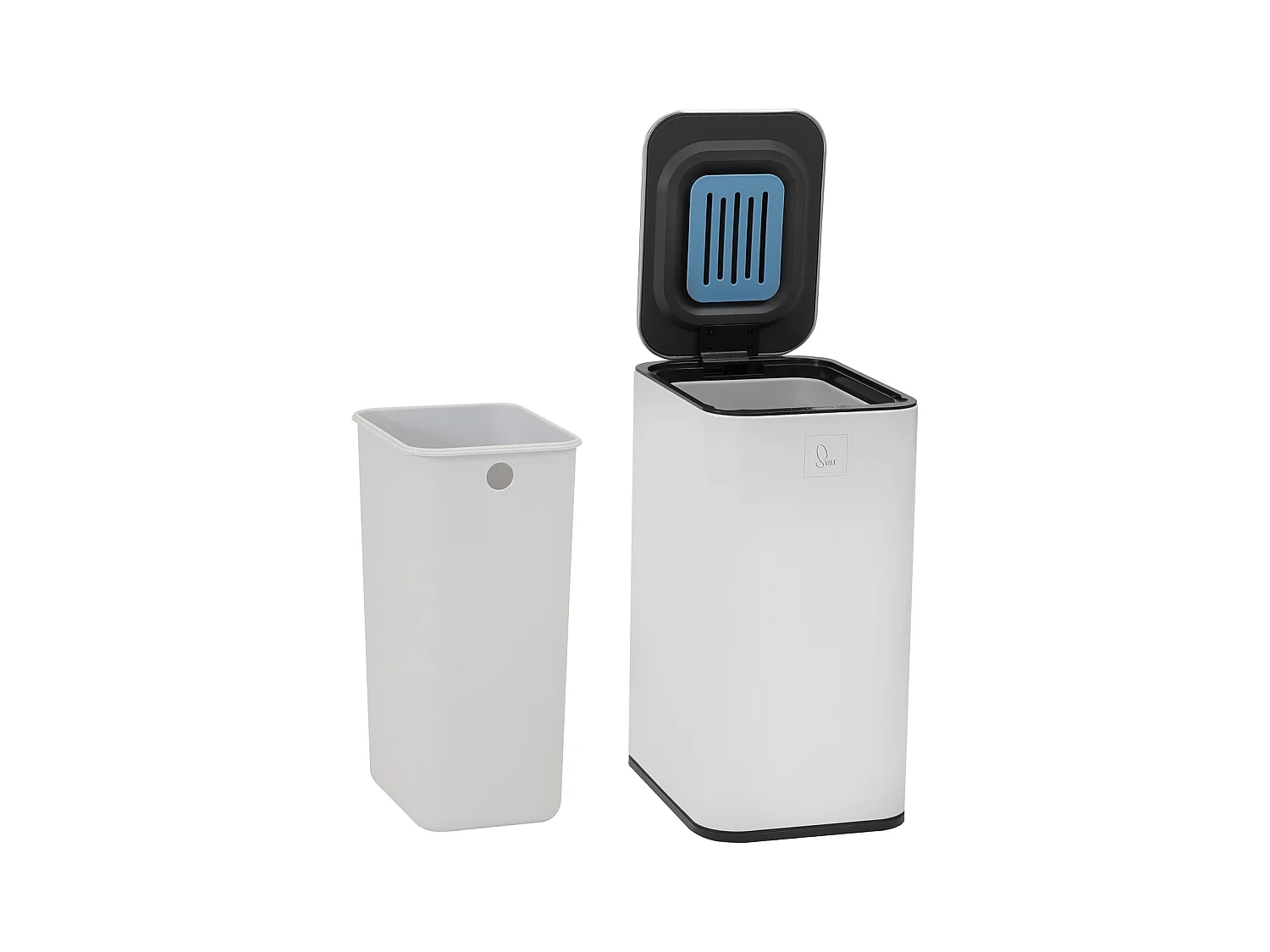 SVITA SE13L Poubelle à capteur Poubelle de cuisine Poubelle automatique Blanc