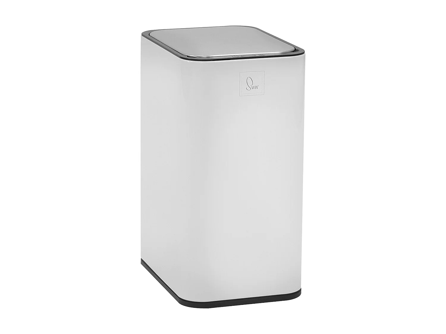 SVITA SE13L Poubelle à capteur Poubelle de cuisine Poubelle automatique Blanc