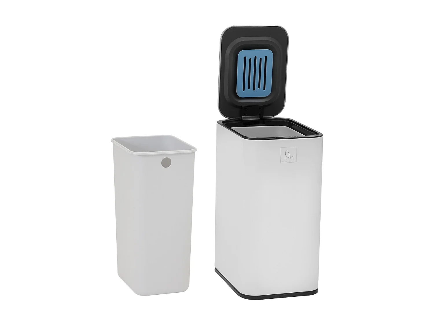 SVITA SE13L Poubelle à capteur Poubelle de cuisine Poubelle automatique Blanc