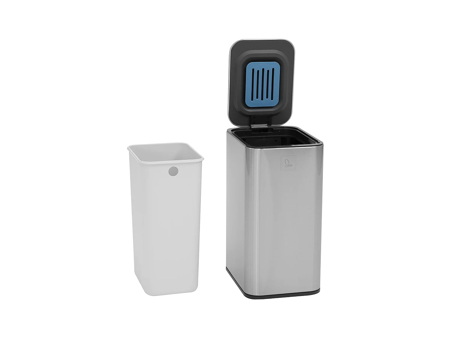 SVITA SE13L Poubelle à capteur Poubelle de cuisine Poubelle automatique Argent