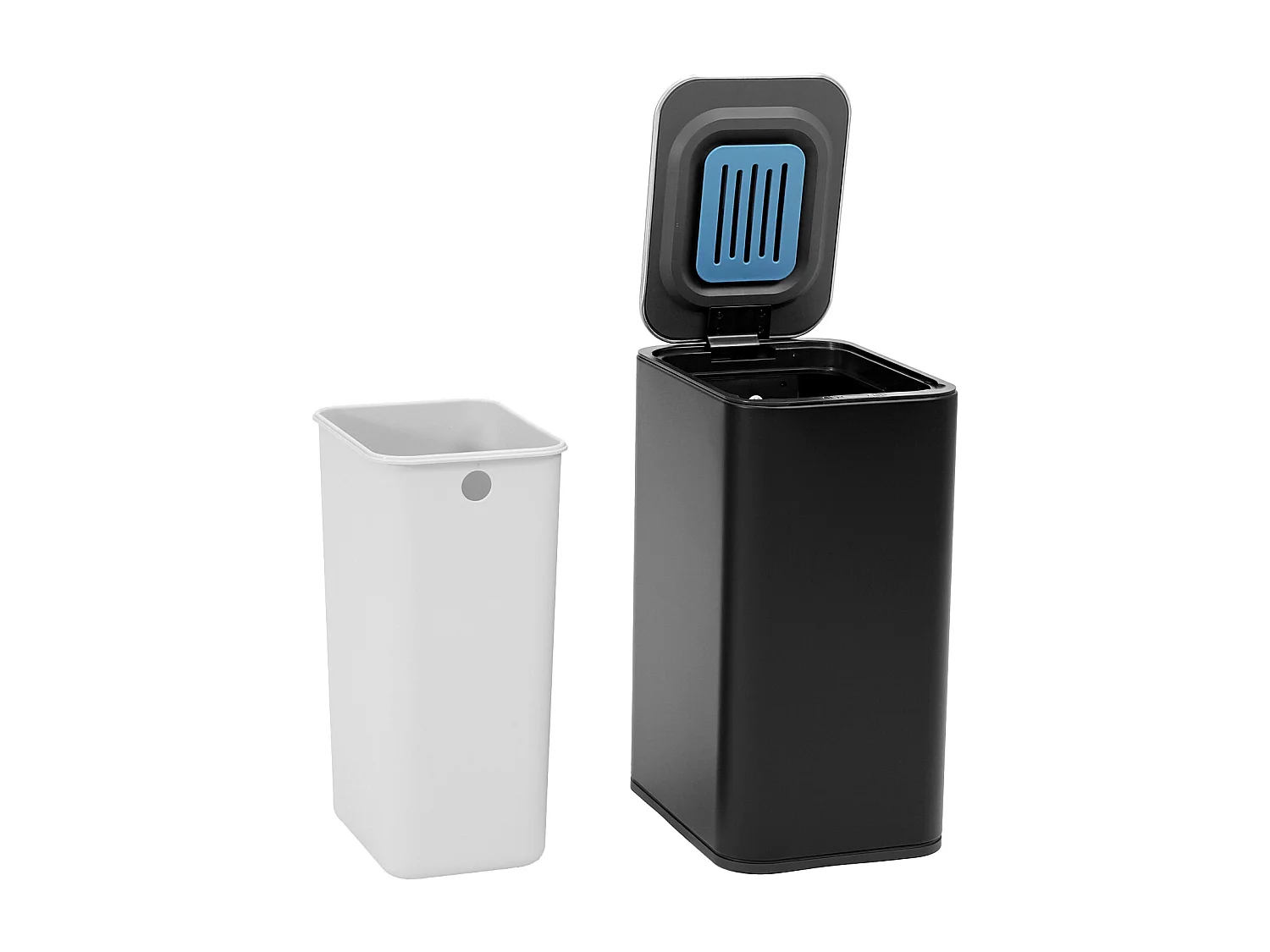 SVITA SE13L Poubelle à capteur Poubelle de cuisine Poubelle automatique Noir