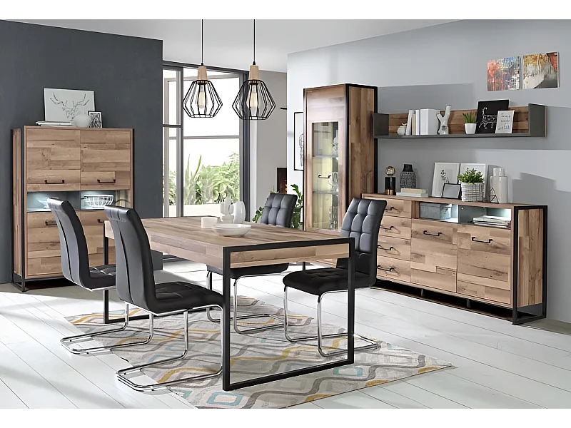 Tavolo da pranzo Hud (90x166)/Marrone