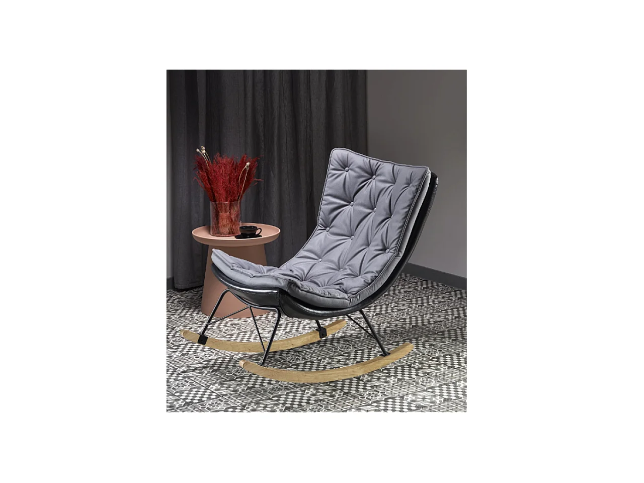 Relax Poltrona Indigo/Similpelle/Nero