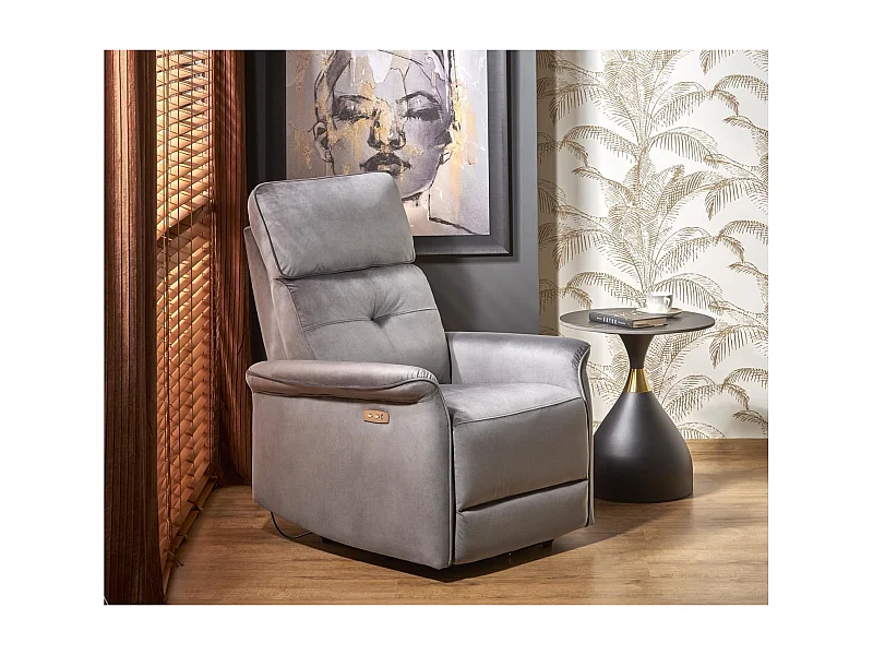 Relax Fauteuil Semir/Tissu/gris
