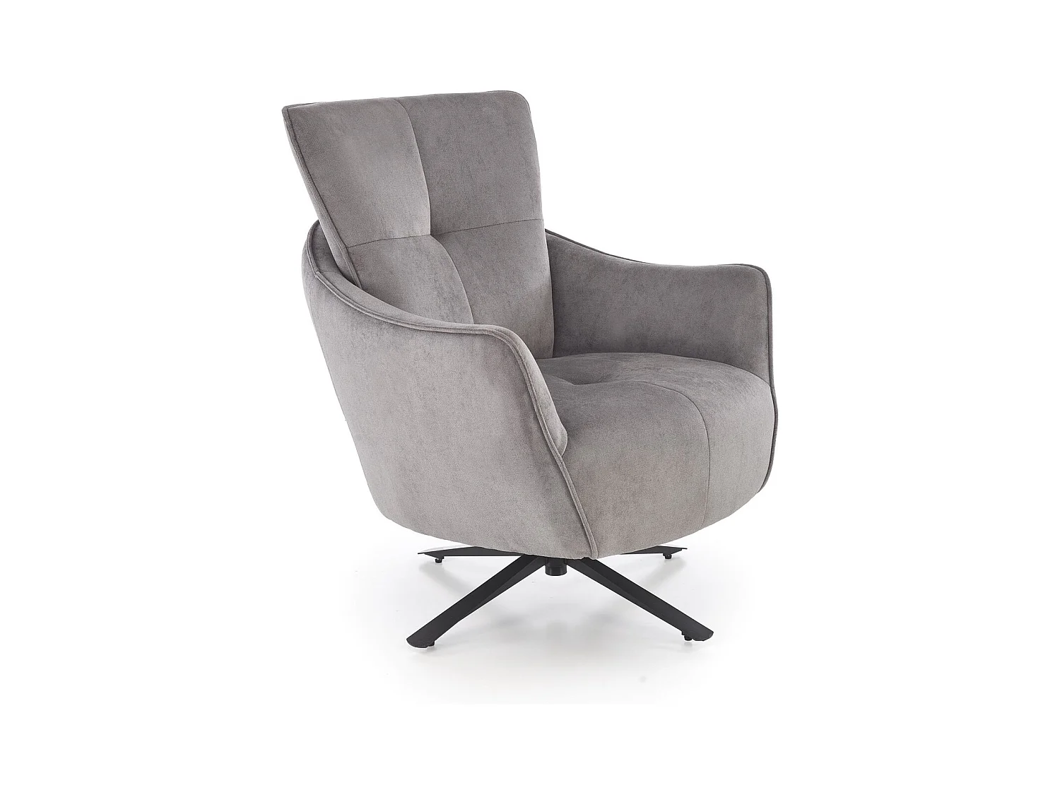 Fauteuil Scampi/revêtement en tissu/fonction pivotante/Gris