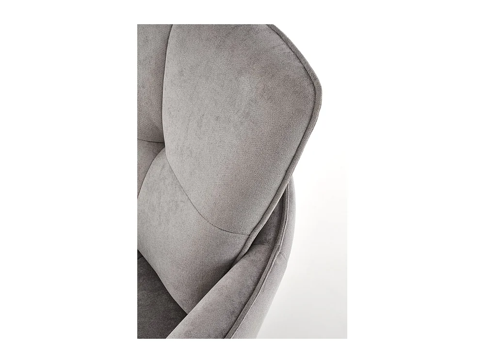 Fauteuil Scampi/revêtement en tissu/fonction pivotante/Gris