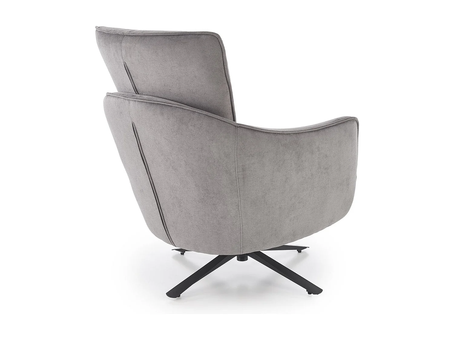 Poltrona Scampi/rivestimento in tessuto/funzione girevole/Grigio