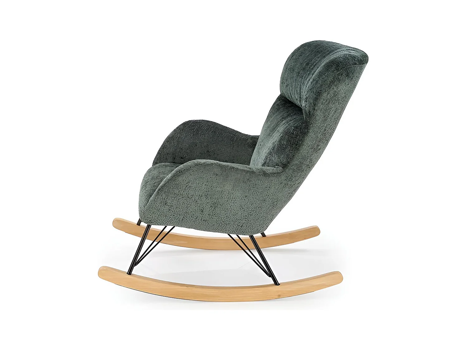 Fauteuil à bascule Castro/vert
