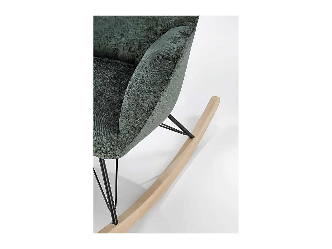 Fauteuil à bascule Castro/vert