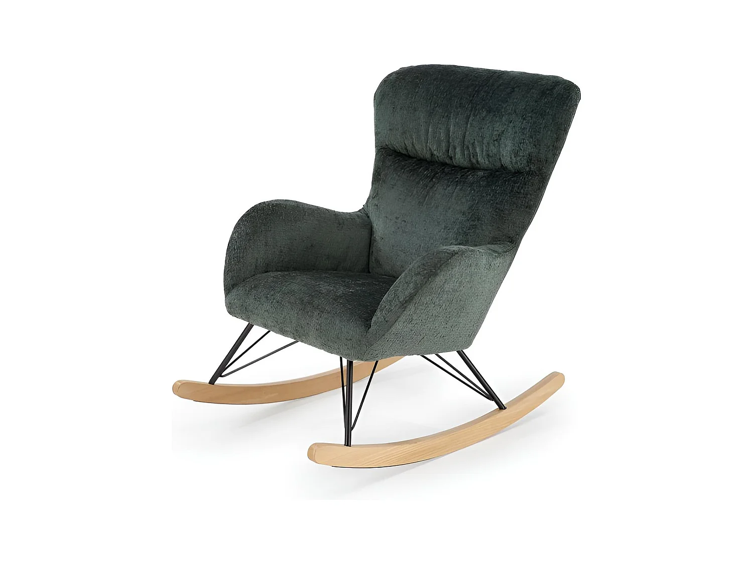 Fauteuil à bascule Castro/vert