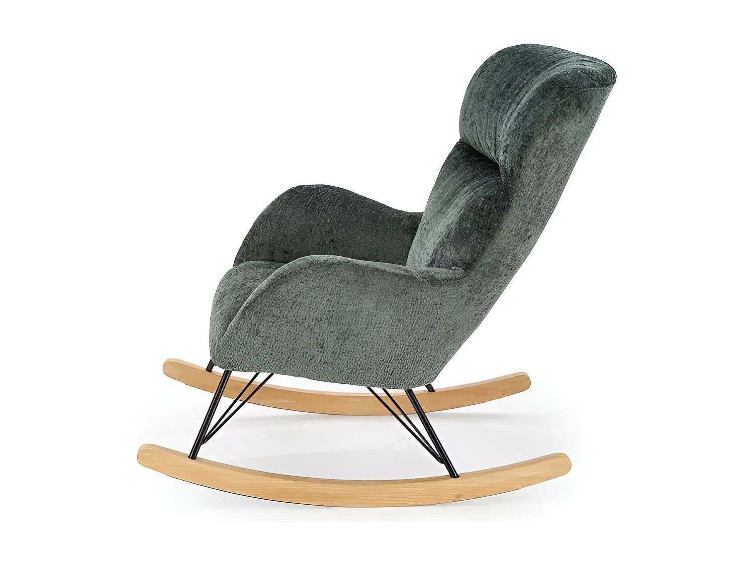 Fauteuil à bascule Castro/vert