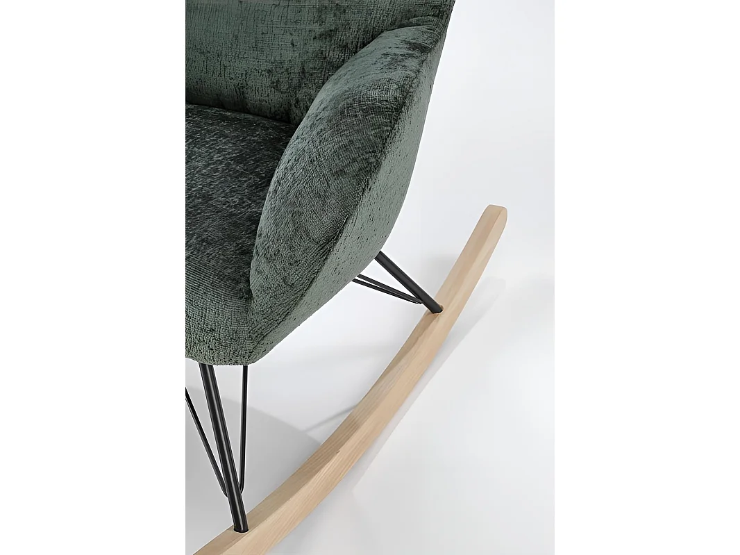 Fauteuil à bascule Castro/vert