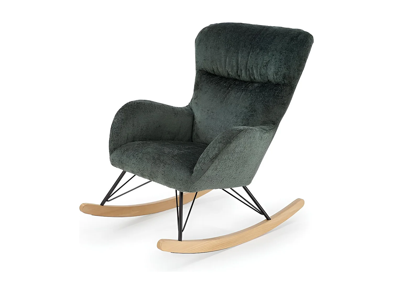 Fauteuil à bascule Castro/vert