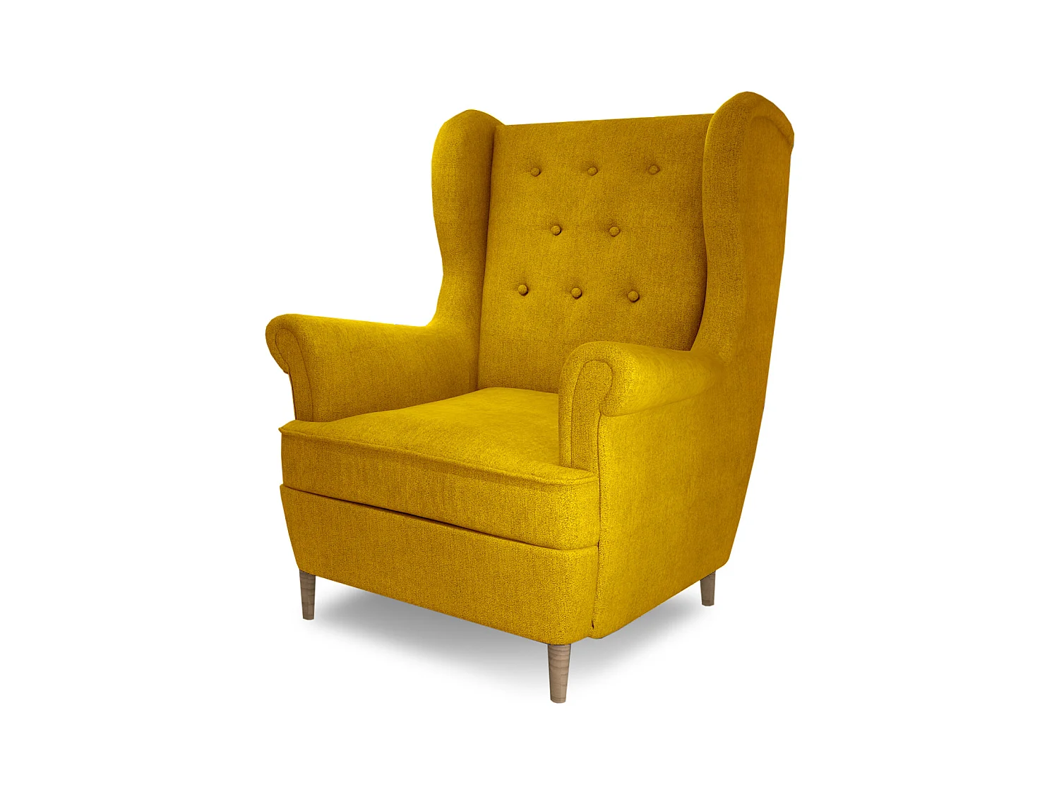 Chestrio Fauteuil /Tissu-Jaune