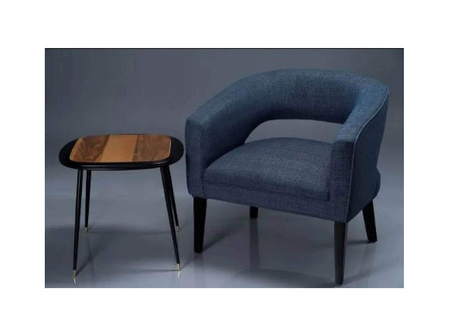 Relax Fauteuil Mun/Tissu/bleue