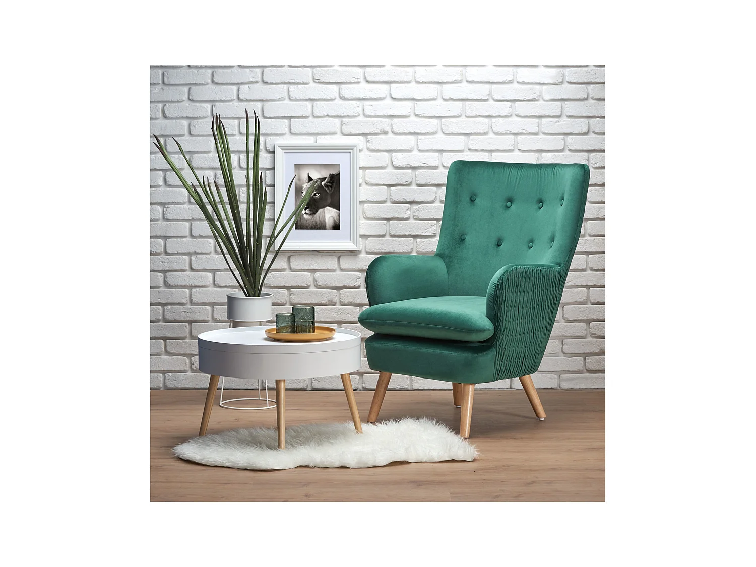 Relax Fauteuil Ravel V/Tissu/verte