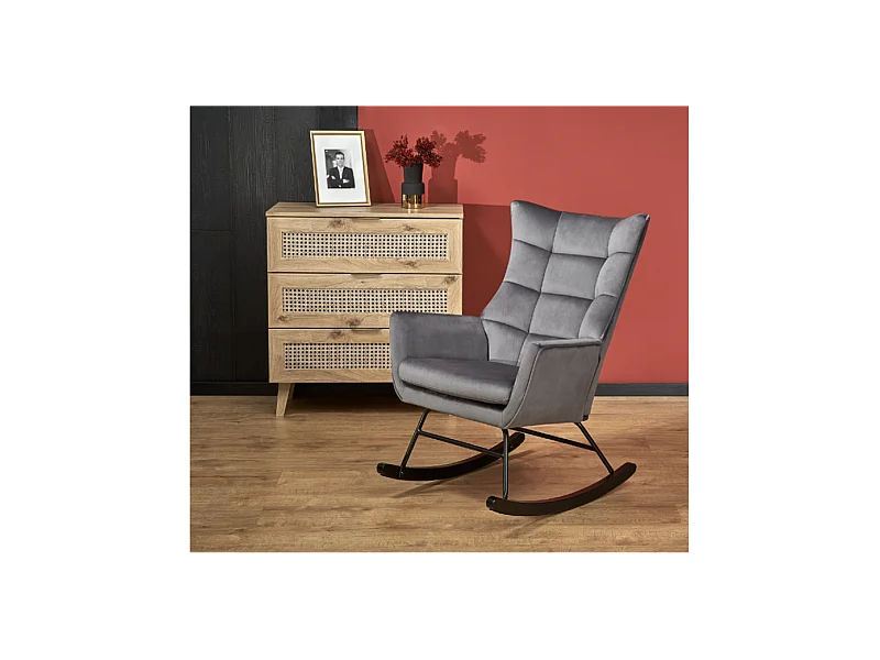 Relax Poltrona Branco/Tessuto/Grigio