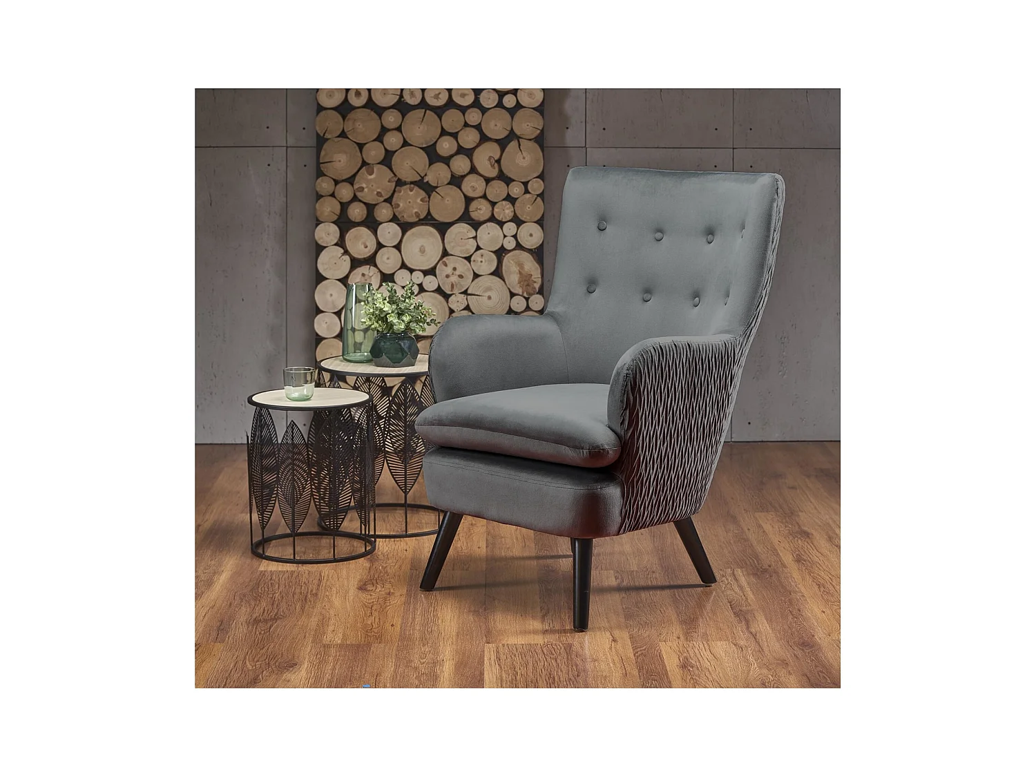 Relax Fauteuil Ravel G/Tissu/grise