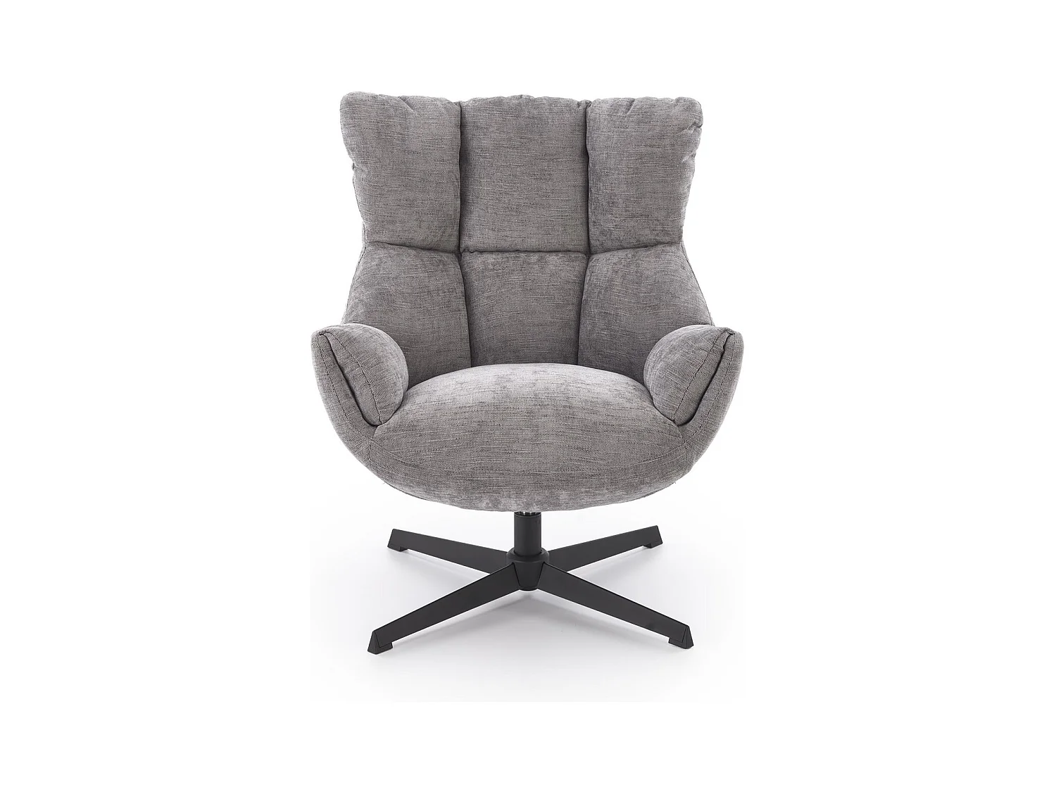 Fauteuil Lammo/fonction pivotante/Tissu/Gris