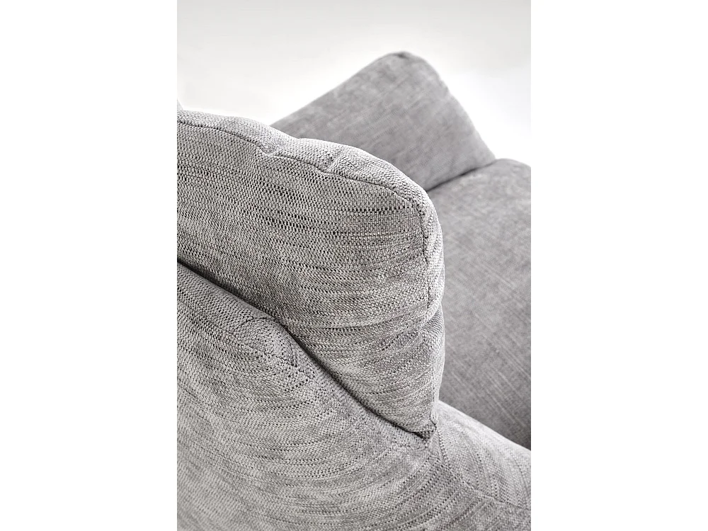 Poltrona Lammo/funzione girevole/Tessuto/Grigio