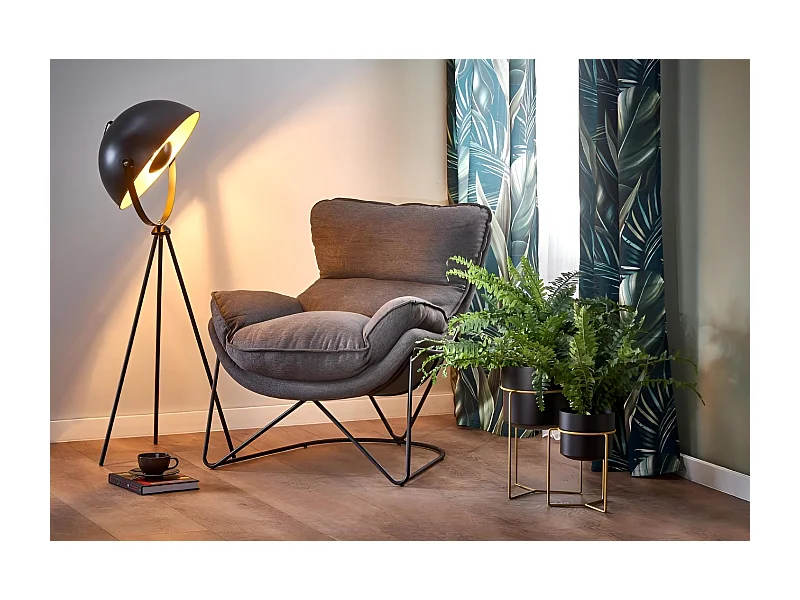 Relax Sessel Volker/Stoffbezug/Anthrazit