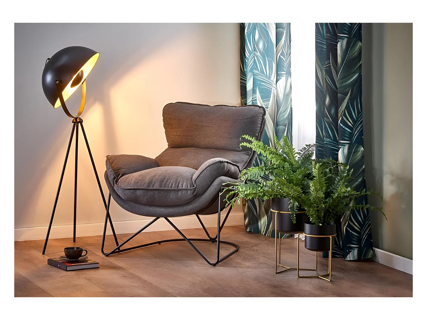 Relax Fauteuil Volker/Tissu/Anthracite