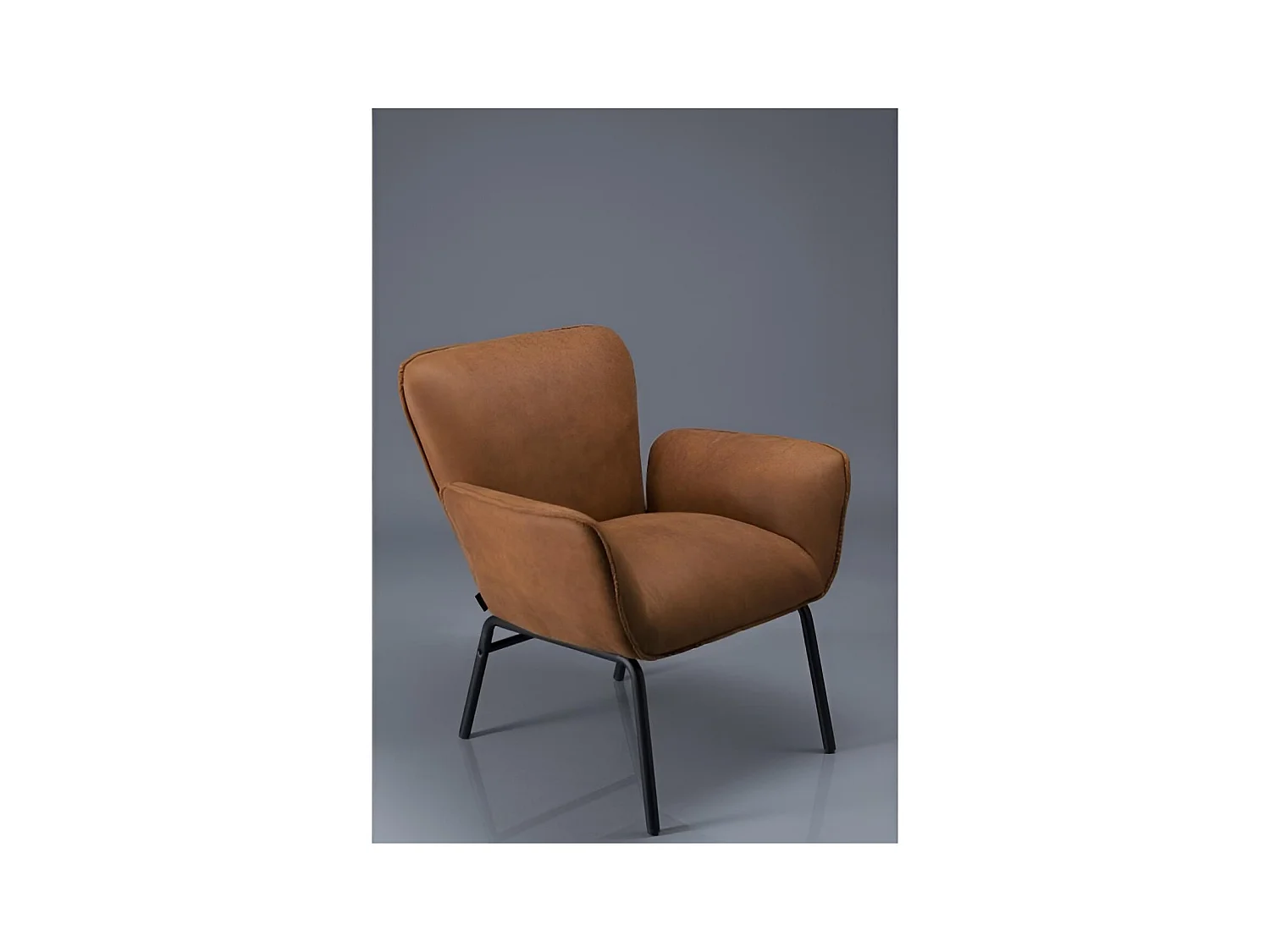 Relax Fauteuil Elsa/Tissu&Marron