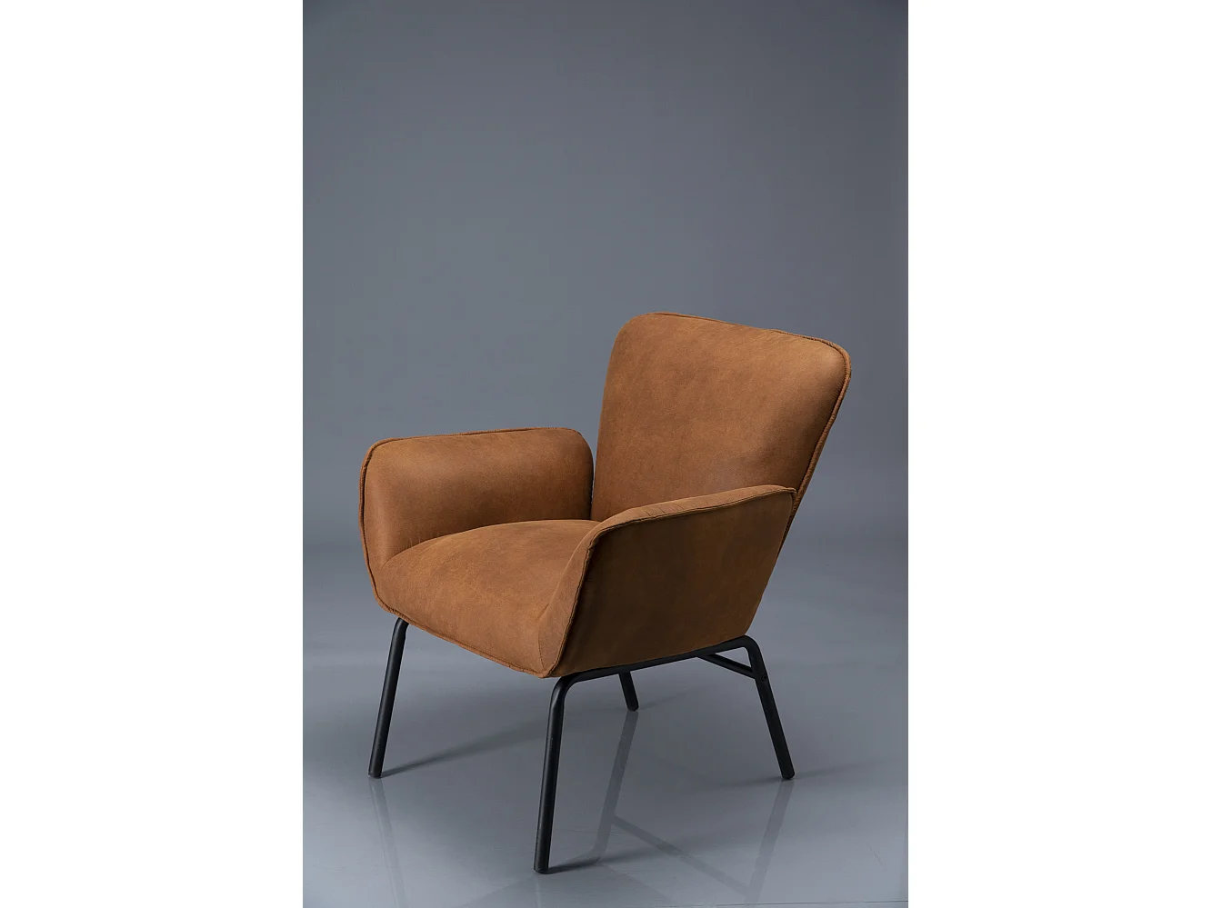 Relax Fauteuil Elsa/Tissu&Marron