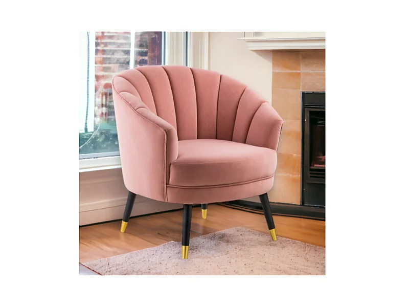 Relax Sessel Plam/Stoffbezug/Rosa