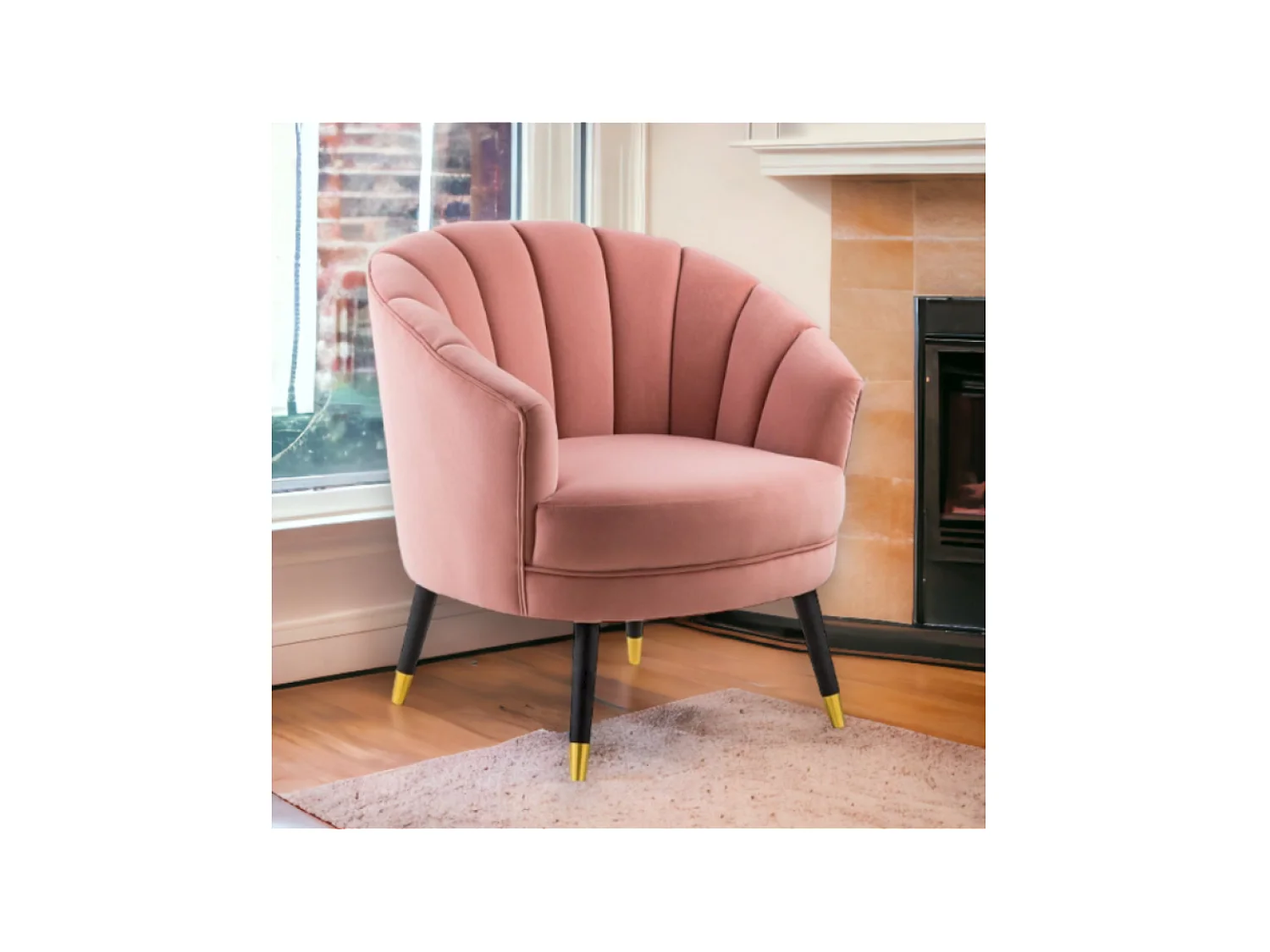 Relax Poltrona Plam/Tessuto/rosa