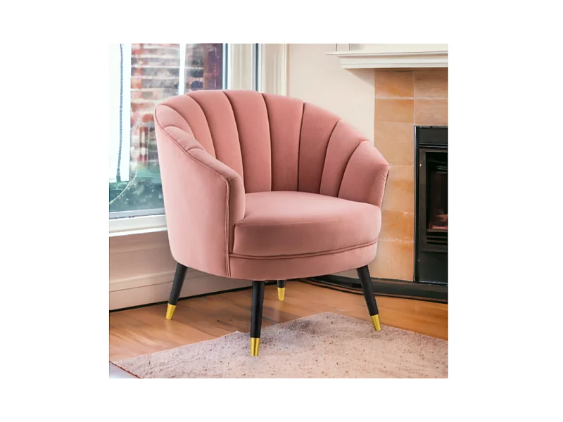 Relax Sessel Plam/Stoffbezug/Rosa