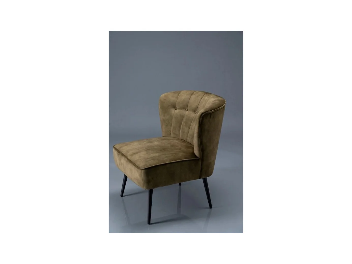 Fauteuil Sari/Tissu/Vert