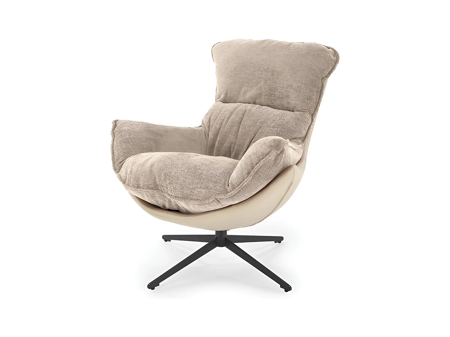 Poltroncina Lobster/Tessuto&finta pelle/Beige