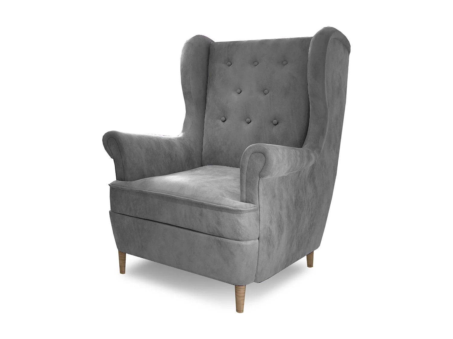 Chestrio Fauteuil /Tissu/Gris/En stock
