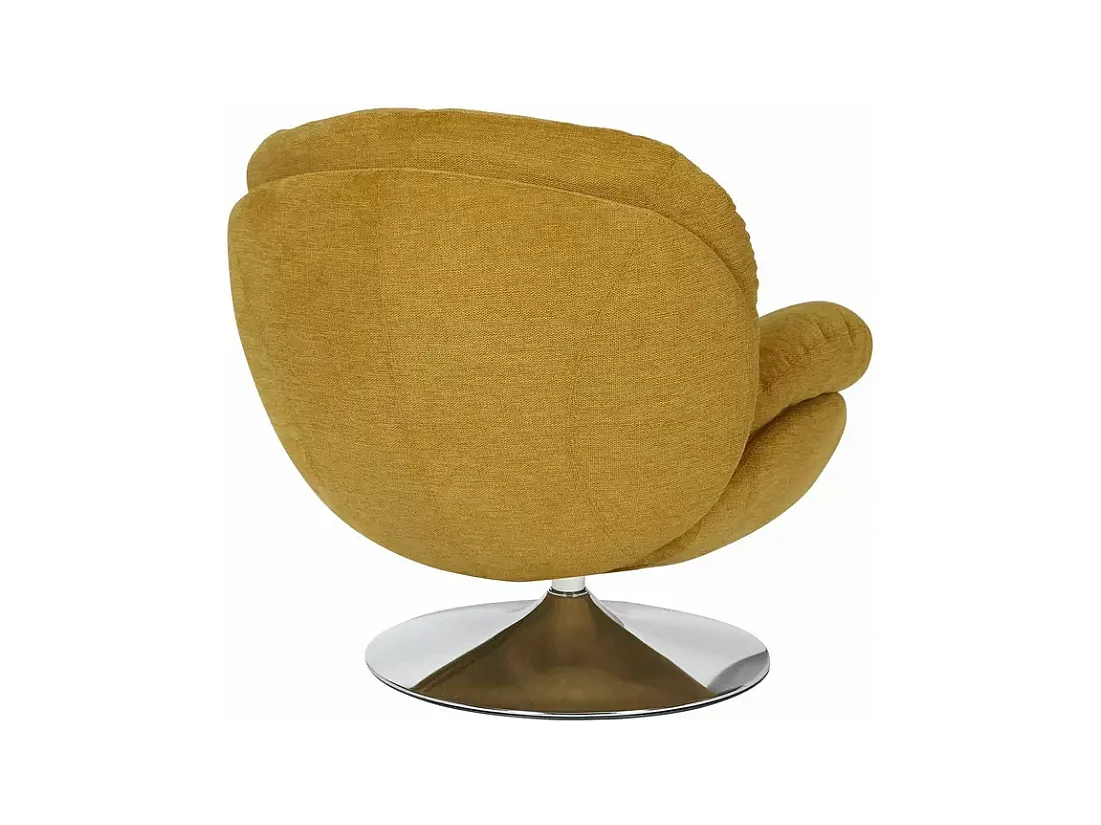 Fauteuil Brigitte/Tissu/Orange