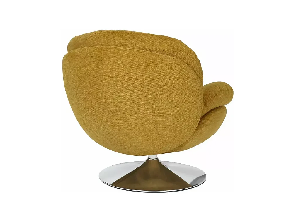 Fauteuil Brigitte/Tissu/Orange