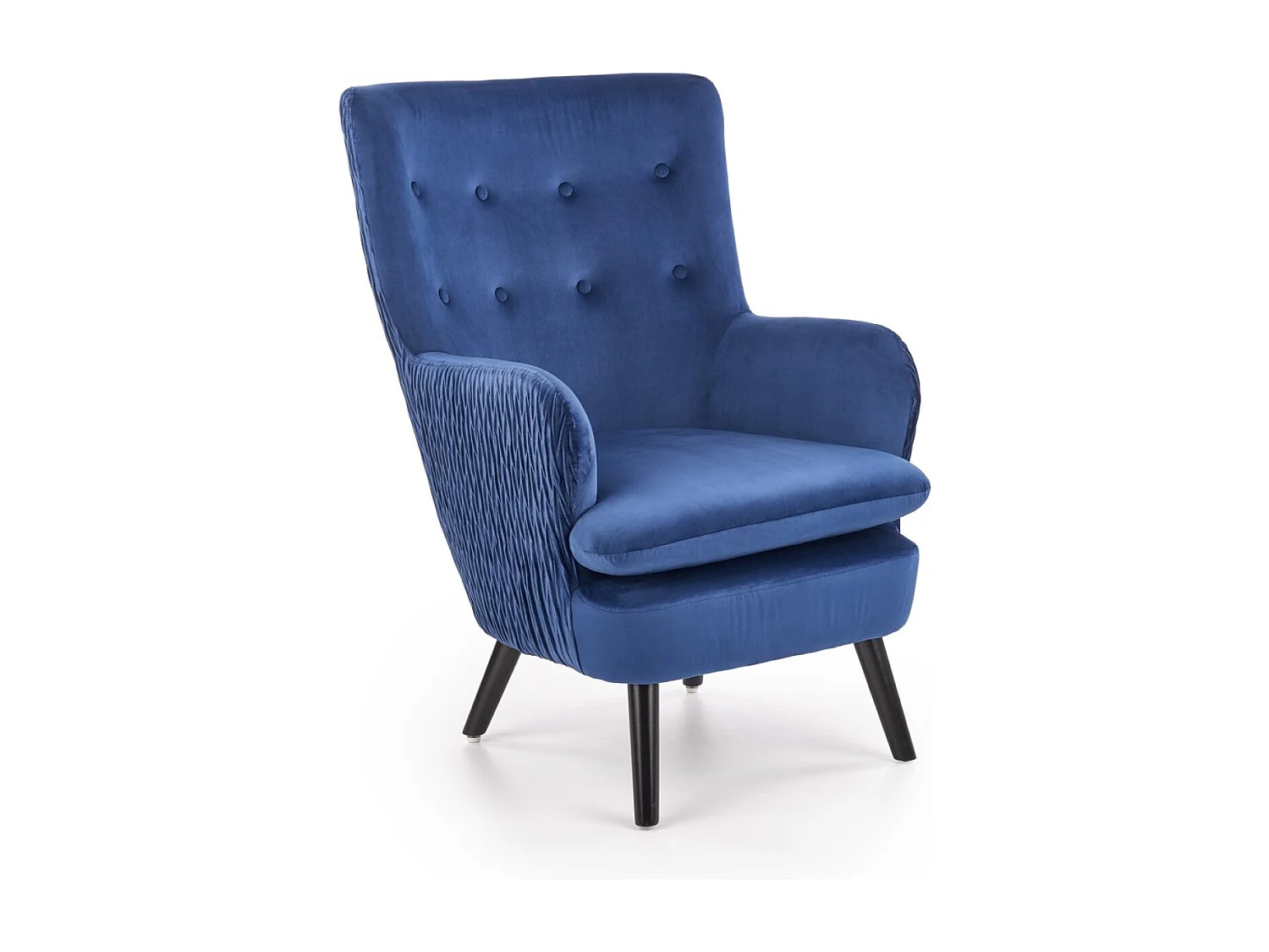 Relax Fauteuil Ravel B/Tissu/bleue