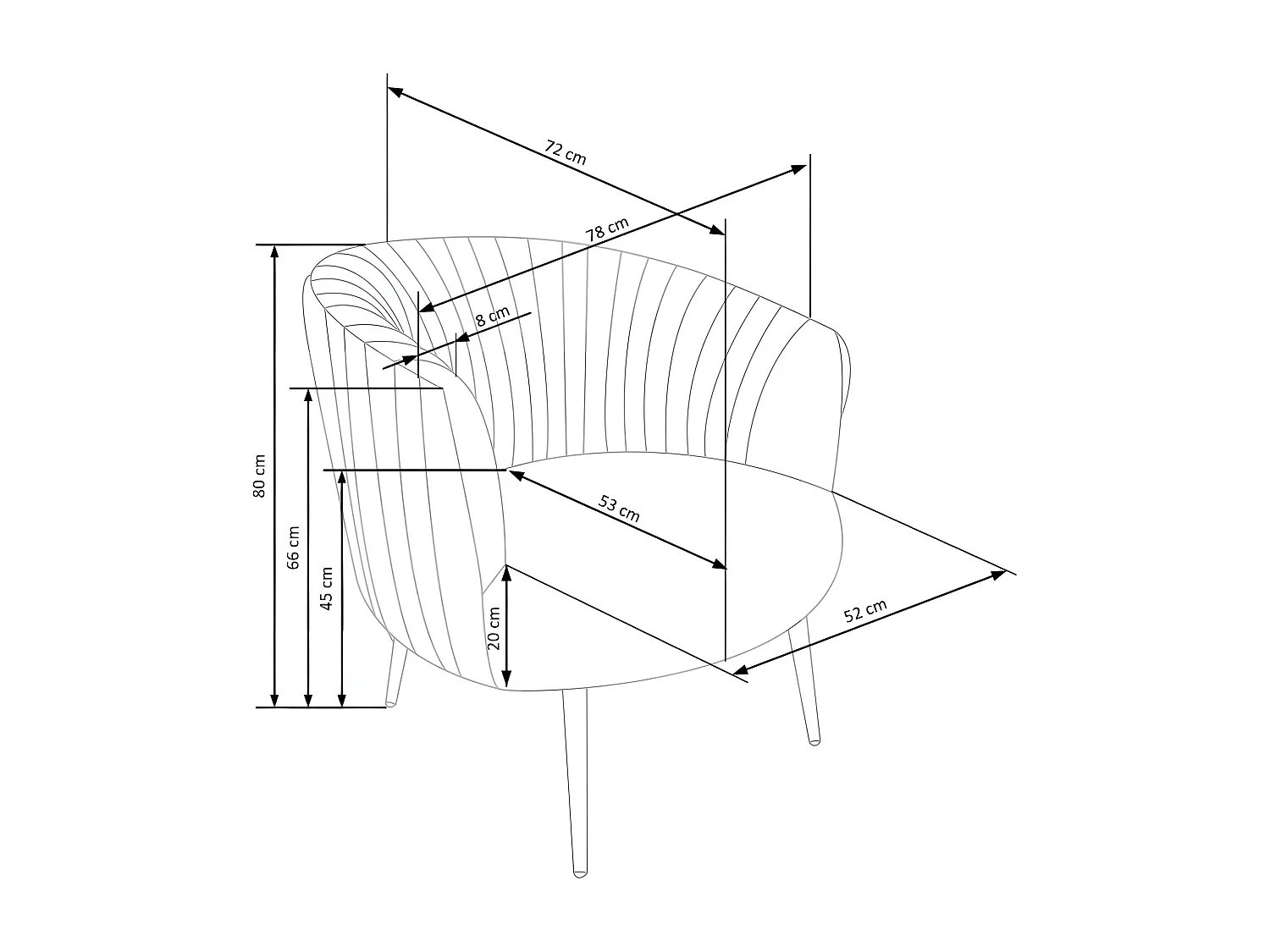 Relax Poltrona Crown/Tessuto/Rosso
